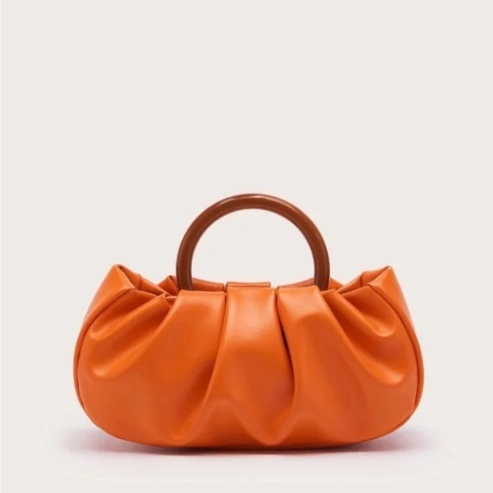 Elegant Orange Handbag